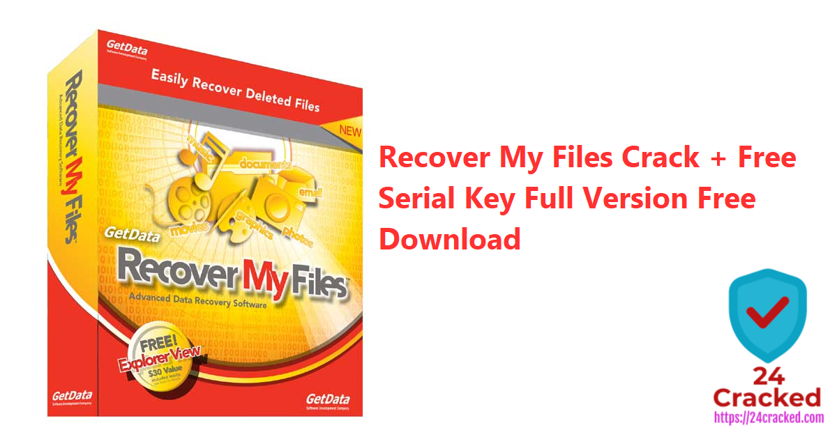 Recover My Files 6.4.2.2587 Crack 